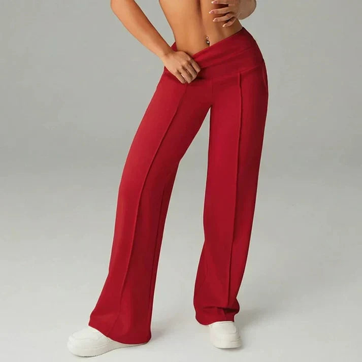 Alba | Pantalon à coupe droite et jambe large