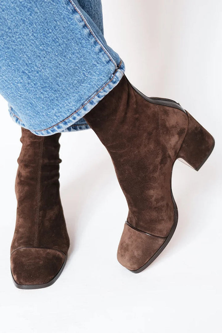 Céleste™ | Élégantes Bottines en Suédine
