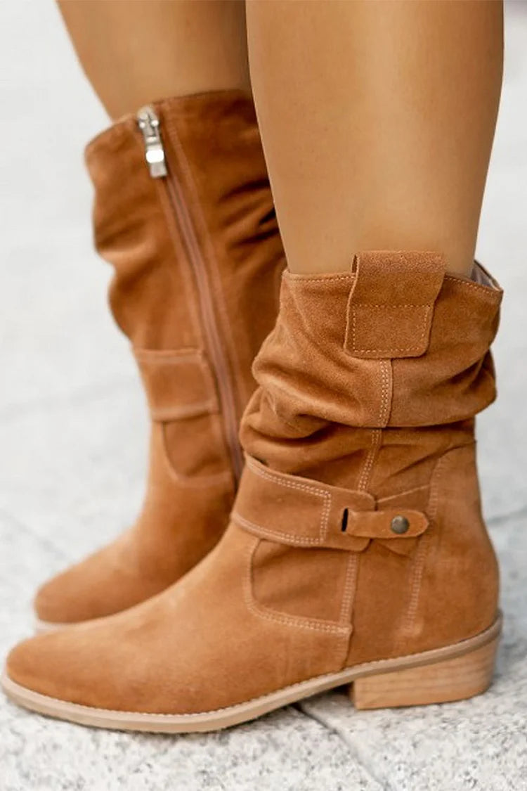 Clémence | Bottines Souples en Suède