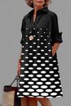 Robe midi soignée et stylée