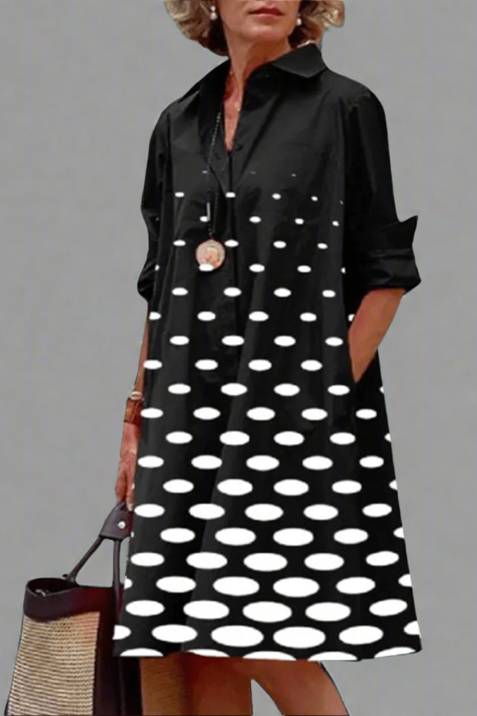 Robe midi soignée et stylée
