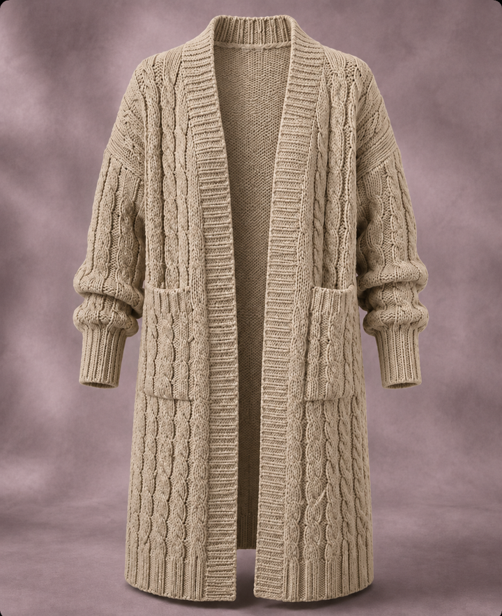 Cardigan en maille à double boutonnage
