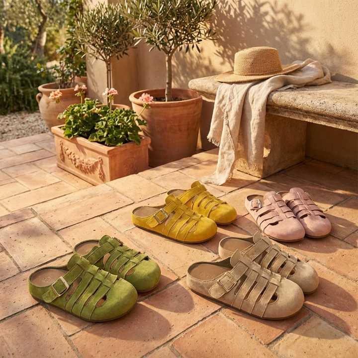 Signe | Bekväma mule-sandaler