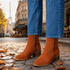Manona | Bottines à Talon Carré