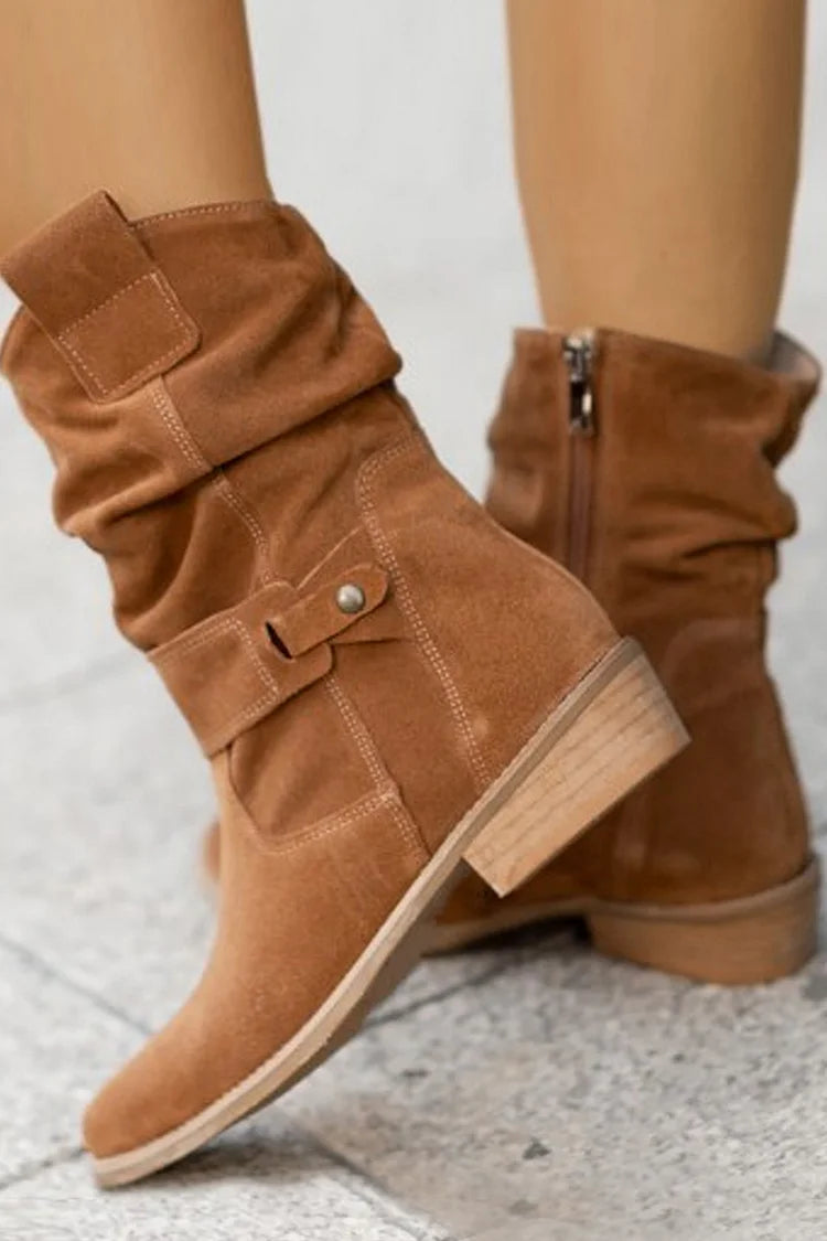 Clémence | Bottines Souples en Suède