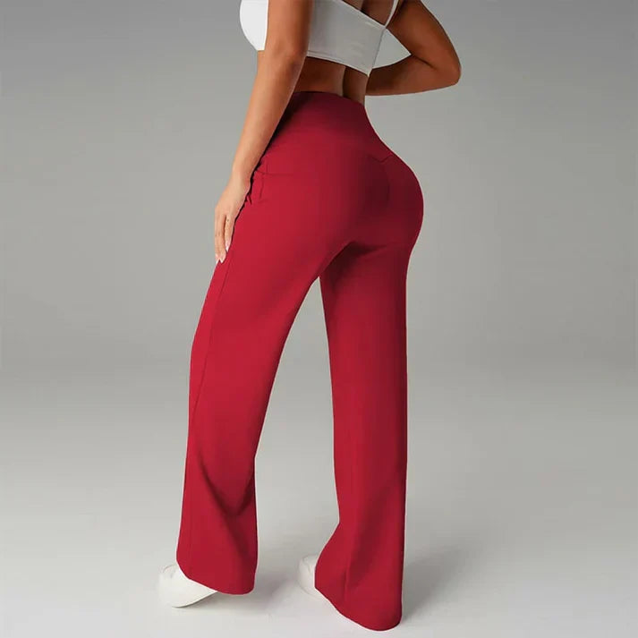 Alba | Pantalon à coupe droite et jambe large