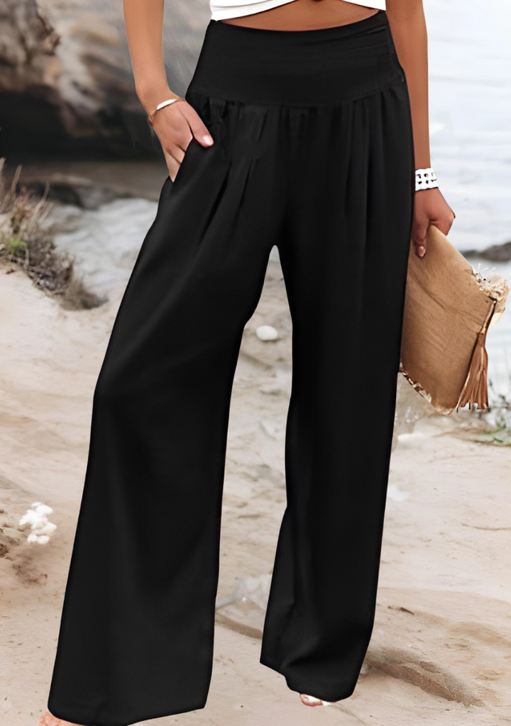Suzanne | PANTALONS DE PLAGE AMPLES ET FLUIDES