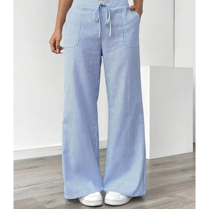 Ambre | Pantalon large taille élastique
