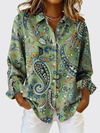 Joanna | Blouse Boutonnée Imprimé Paisley