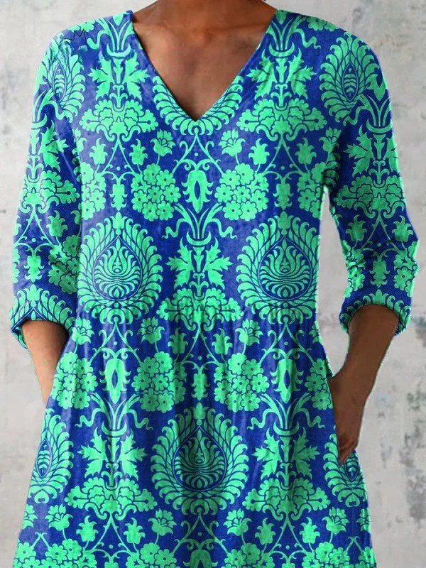 Beatrix | Blouse longue avec décolleté en V