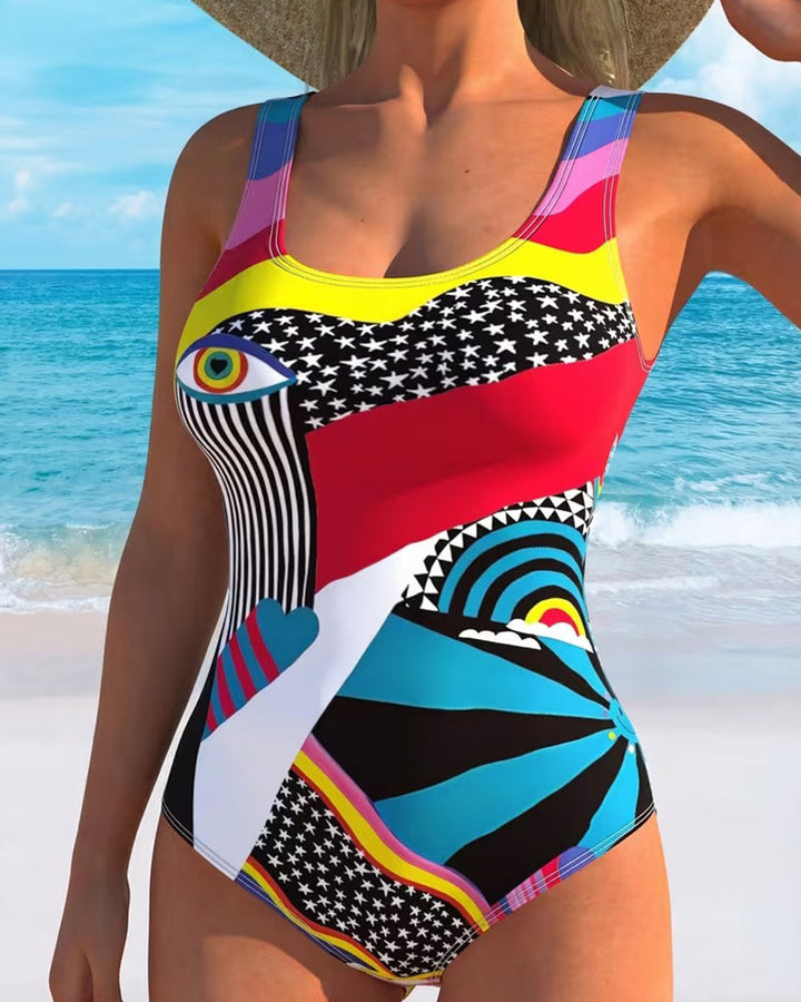 Maillot de bain à motifs d'étoiles