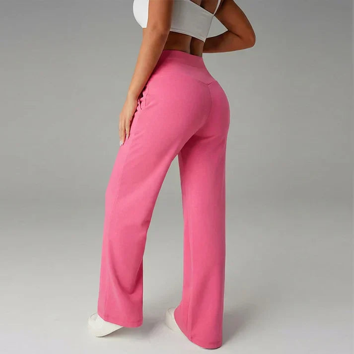 Alba | Pantalon à coupe droite et jambe large