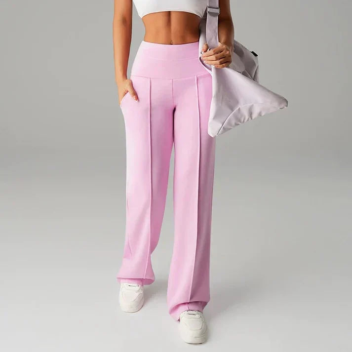 Alba | Pantalon à coupe droite et jambe large