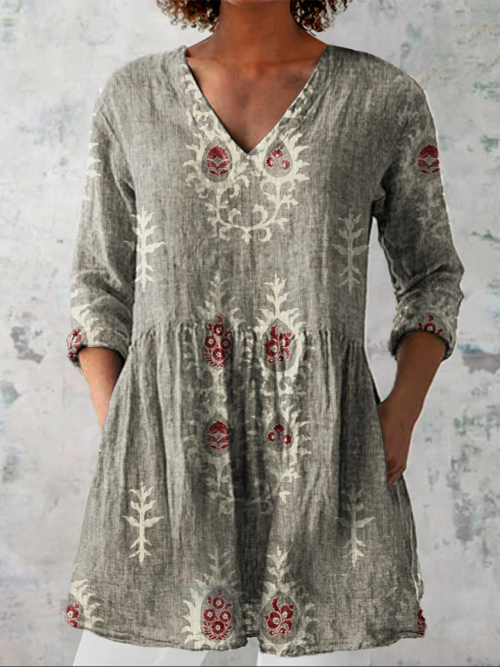 Maeve | Blouse longue avec décolleté en V