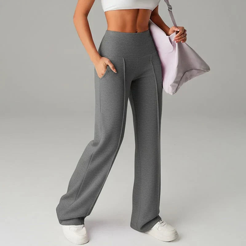 Alba | Pantalon à coupe droite et jambe large