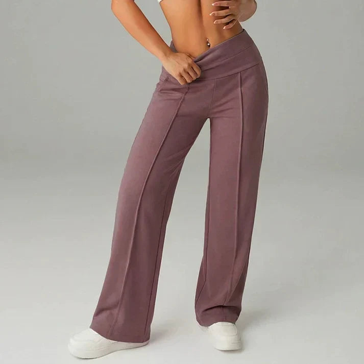 Alba | Pantalon à coupe droite et jambe large