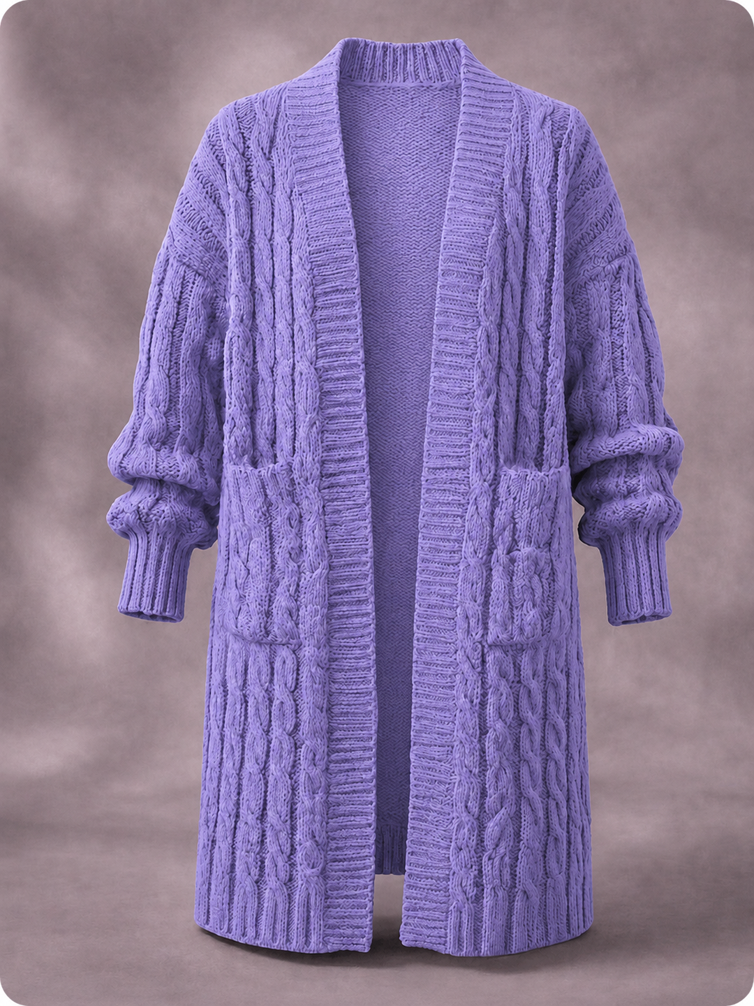 Cardigan en maille à double boutonnage