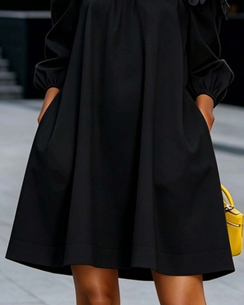 Rhoda | Robe à bretelles dénudées avec appliqué floral