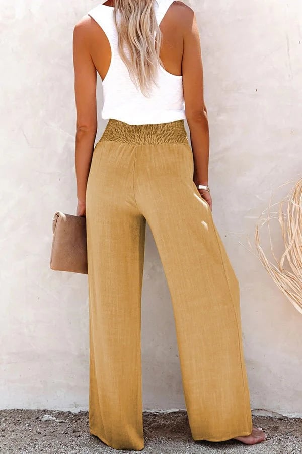 Charlotte | PANTALONS HAUTS À TAILLE ÉLEVÉE RESPIRANTS