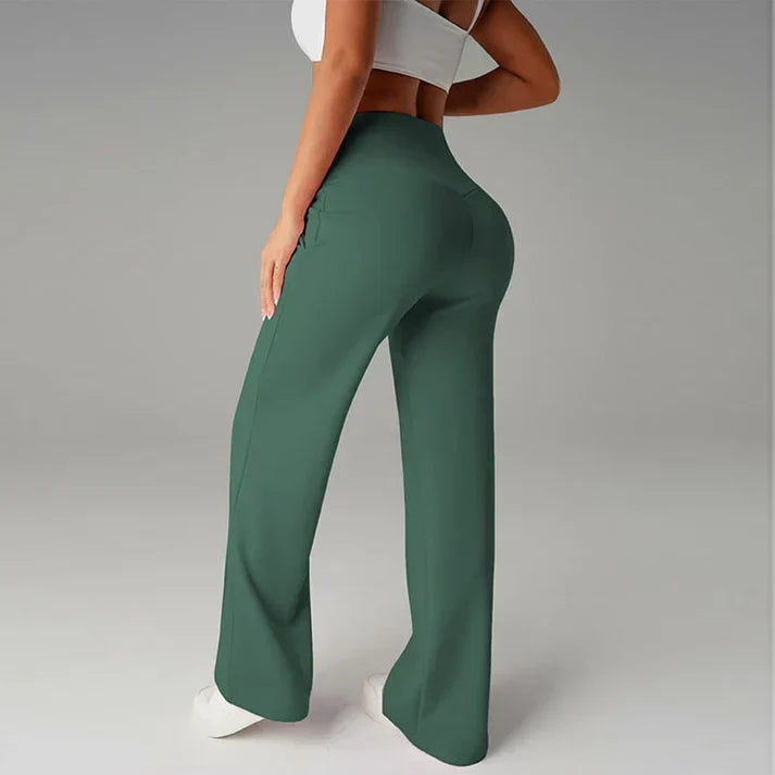 Alba | Pantalon à coupe droite et jambe large