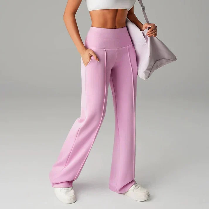 Alba | Pantalon à coupe droite et jambe large