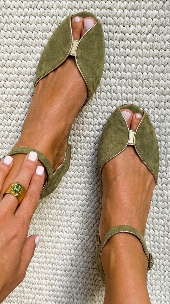 Olivia™ | Élégantes Sandales Vert Sauge