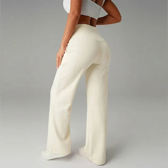 Alba | Pantalon à coupe droite et jambe large