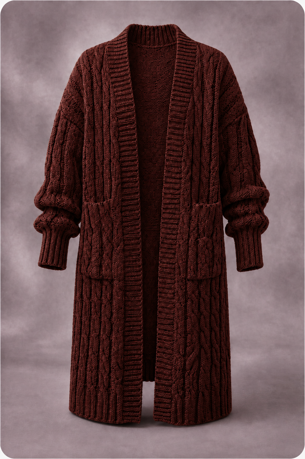 Cardigan en maille à double boutonnage