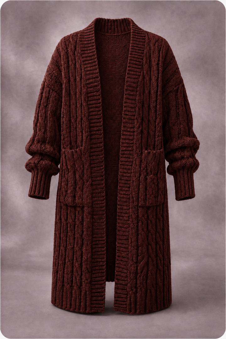 Cardigan en maille à double boutonnage