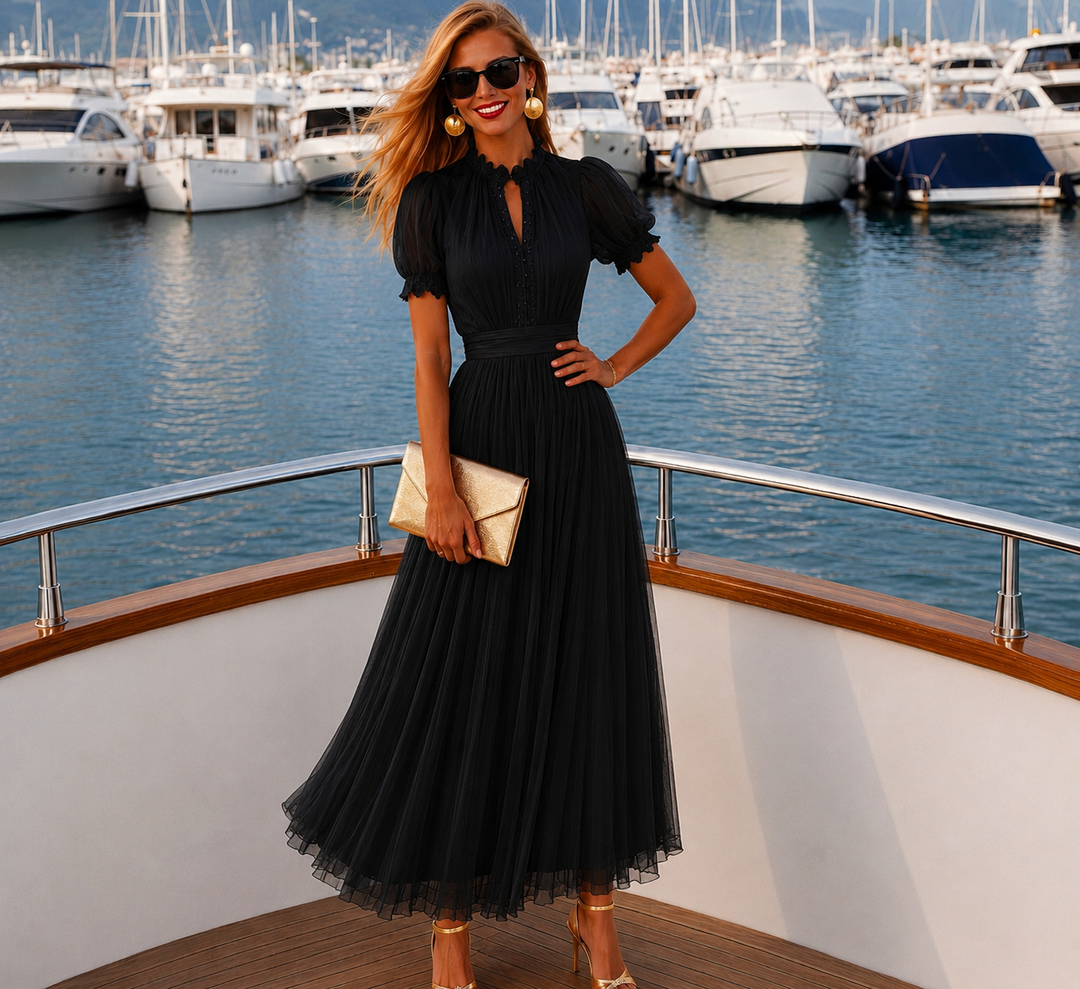 Robe Lamberty en chiffon élastique, 4 couleurs tailles (36-48) vidéo
