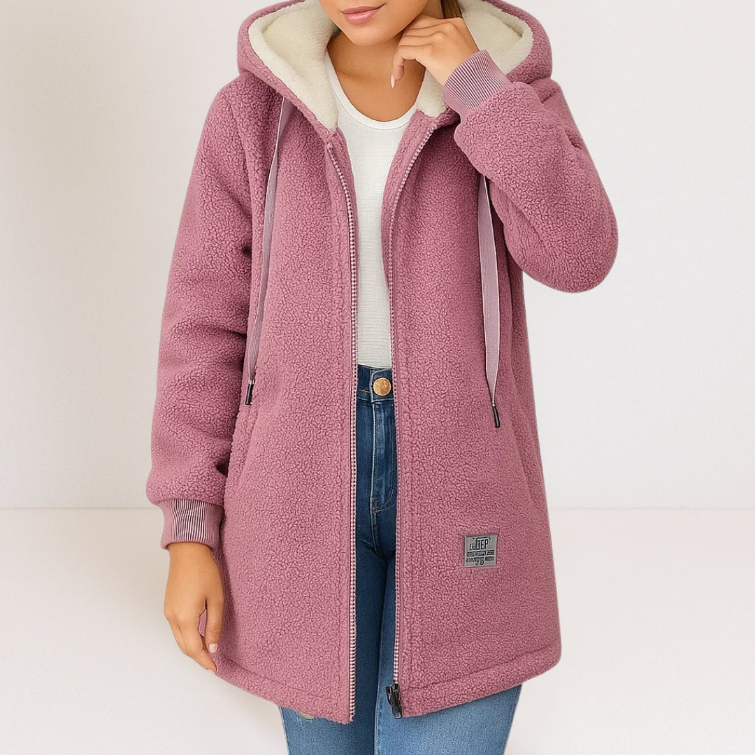 Phoebe | Veste en Fleece Douillette et Élégante