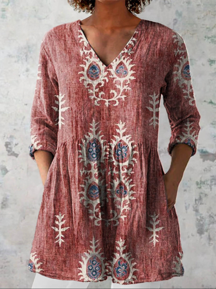 Maeve | Blouse longue avec décolleté en V