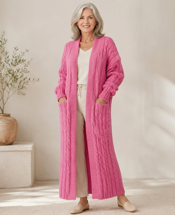 Cardigan en maille à double boutonnage