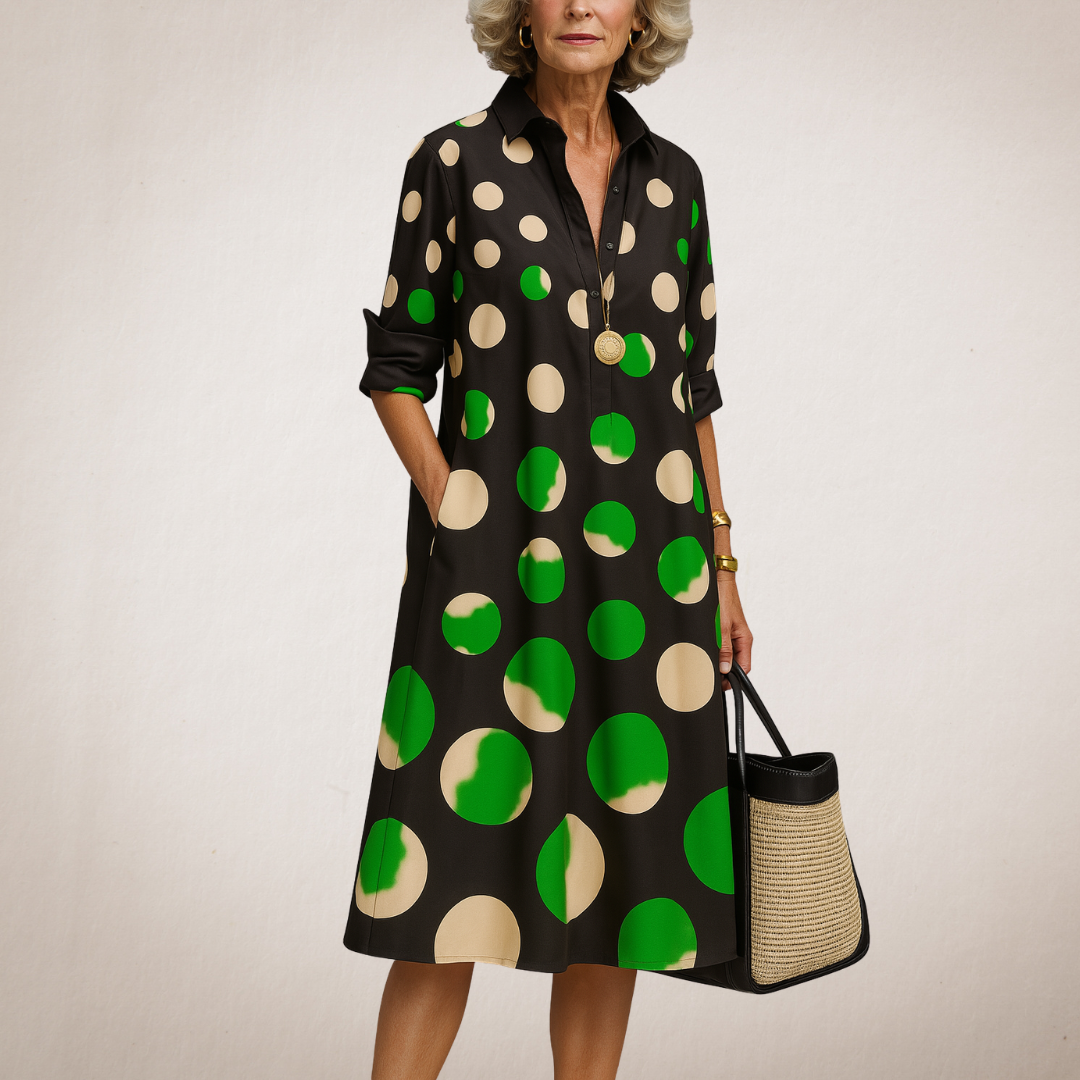 Abito midi elegante e raffinato