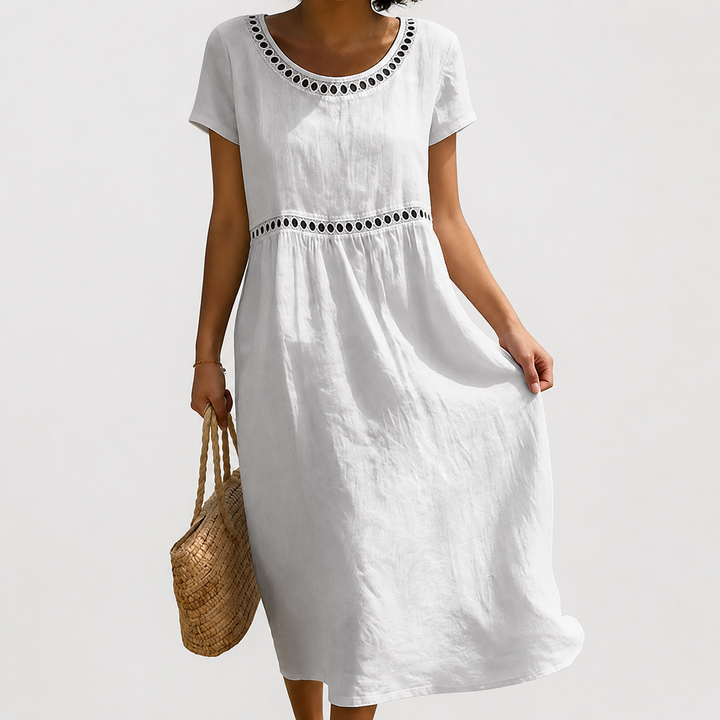 ROBE BRODÉE POUR FEMME
