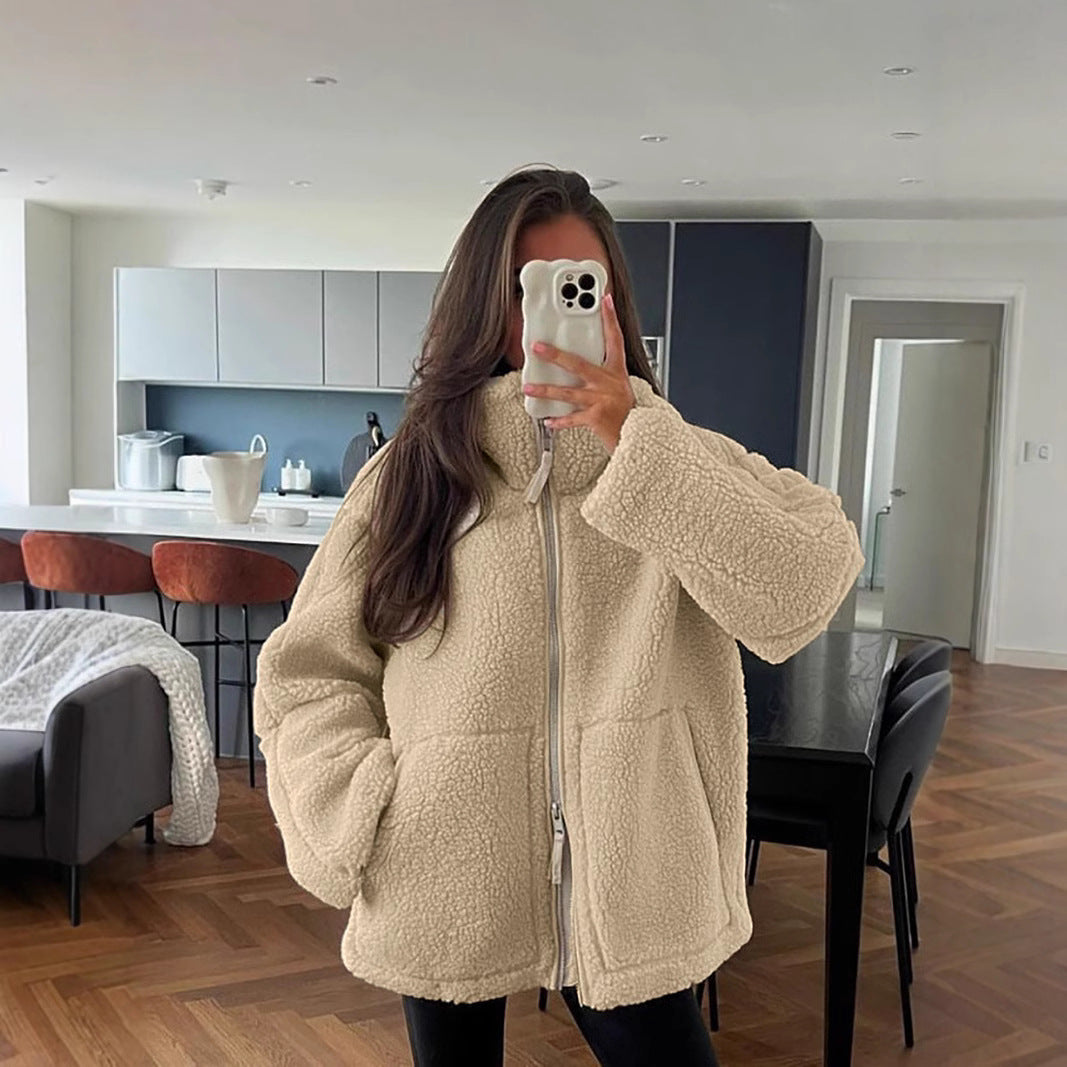 KAJA | Manteau en Teddy Doux