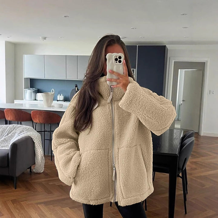 KAJA | Manteau en Teddy Doux