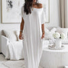 Elowen™ | Robe Oversize Épaule Dénudée