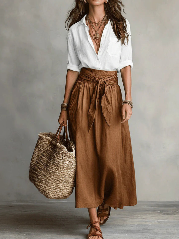RIVER | Ensemble Haut & Jupe Midi