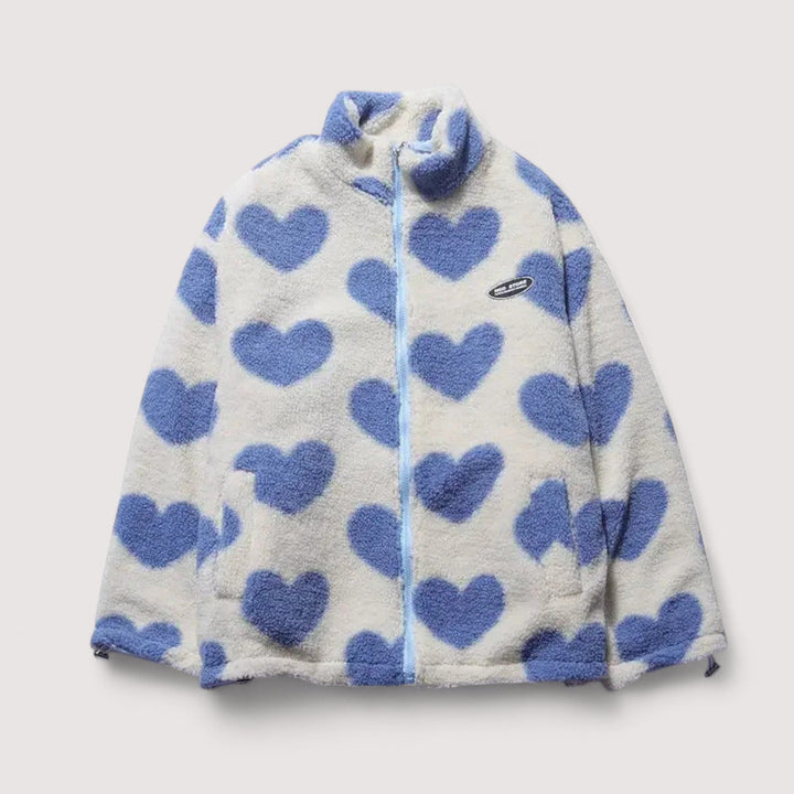 Amélie | Veste réversible en forme de cœur