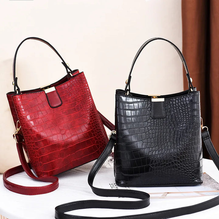 Sac à main vintage en cuir avec pierre, sac à bandoulière, sac à main mode pour femmes, grand sac à provisions