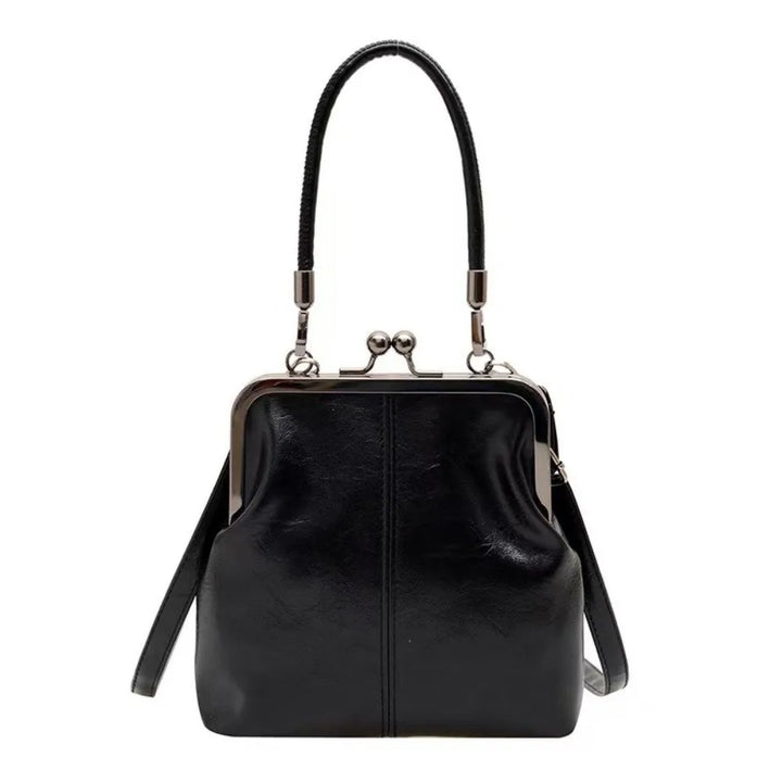 Sac à main pour femmes de style rétro, grande capacité, en cuir PU, sac à bandoulière