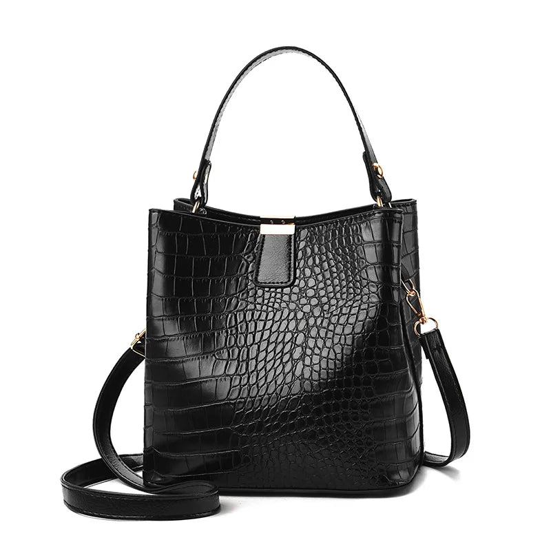 Sac à main vintage en cuir avec pierre, sac à bandoulière, sac à main mode pour femmes, grand sac à provisions