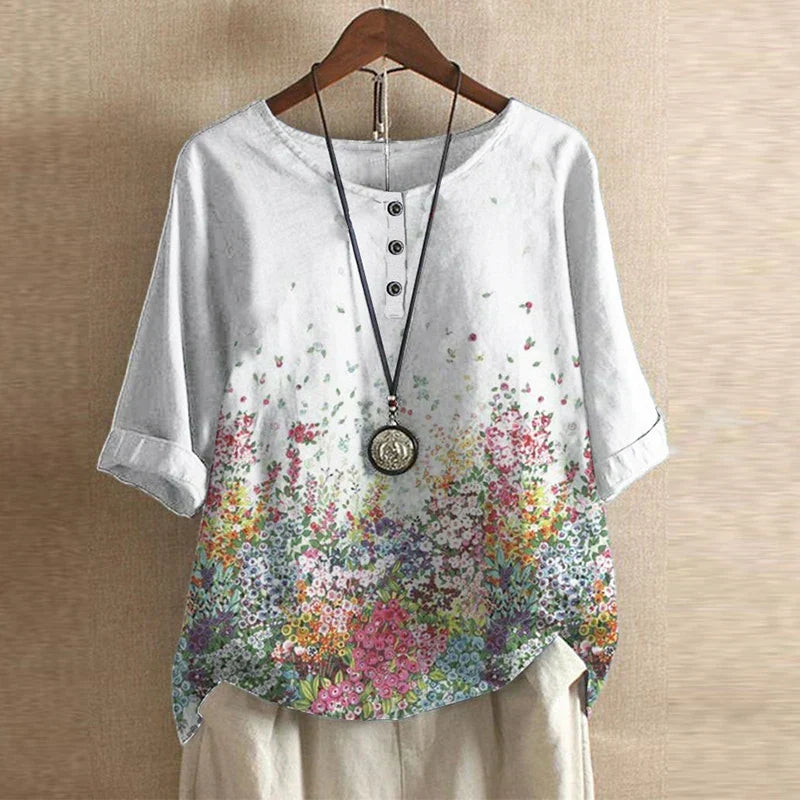 Anya™ | Blouse d'Inspiration Rétro
