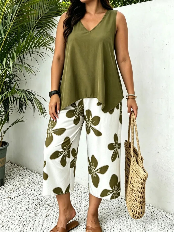 Ensembles deux pièces pour femme : tailleur-pantalon, chemisier, pantalon à jambes larges, tenues imprimées, chemise, ensemble long jusqu'au sol