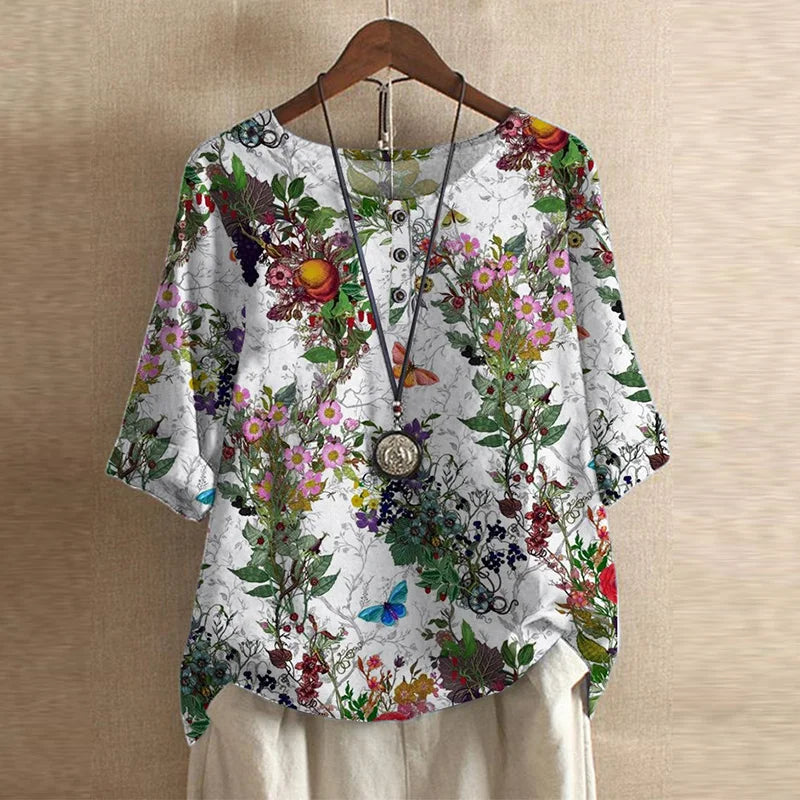 Anya™ | Blouse d'Inspiration Rétro