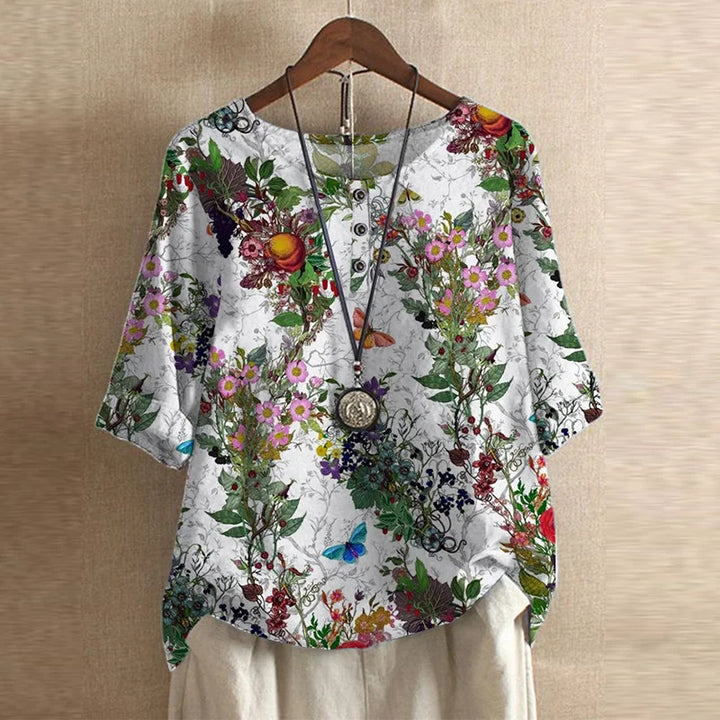 Anya™ | Blouse d'Inspiration Rétro