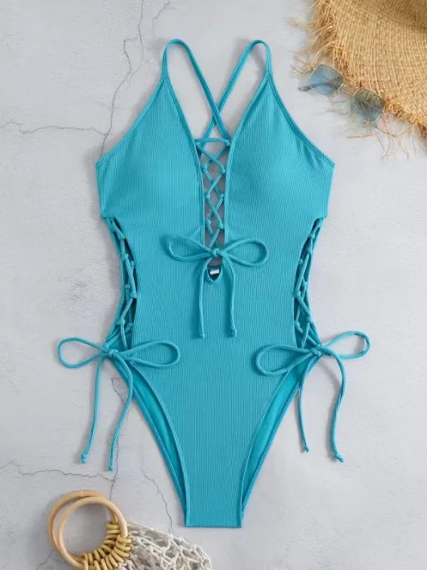 Ensemble tankini à motif floral imprimé  Maillot de bain pour fille : soutien-gorge sans bretelles à bretelles réglables et short de bain à motif floral, bikini à cordon de serrage, ensemble de plage pour femme