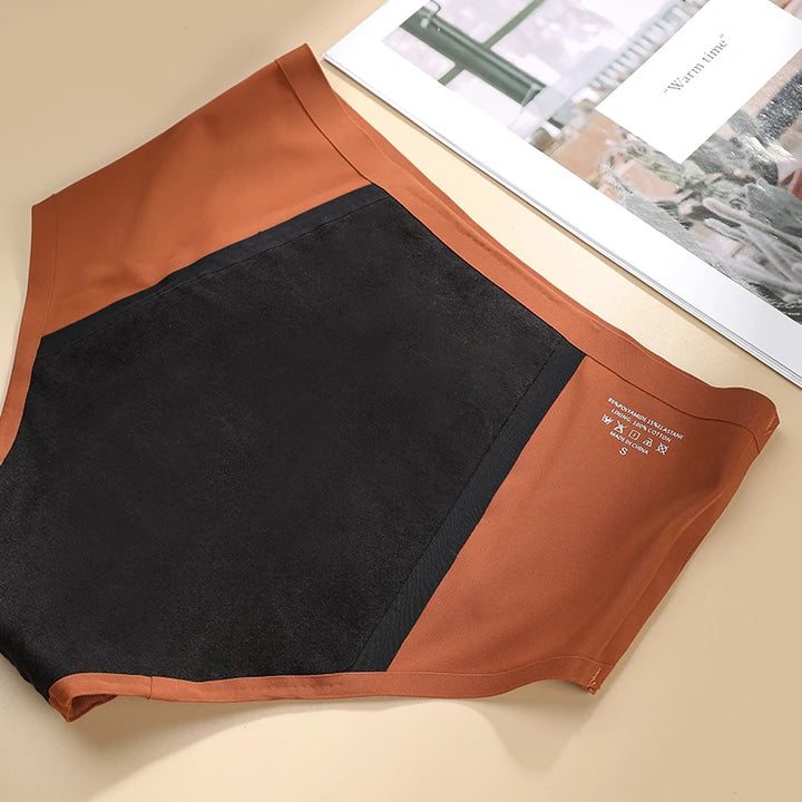 Vente Chaude Culottes Menstruelles Sans Couture Mi-Hauteur 4 Couches Absorbantes Imperméables Culotte Allongée