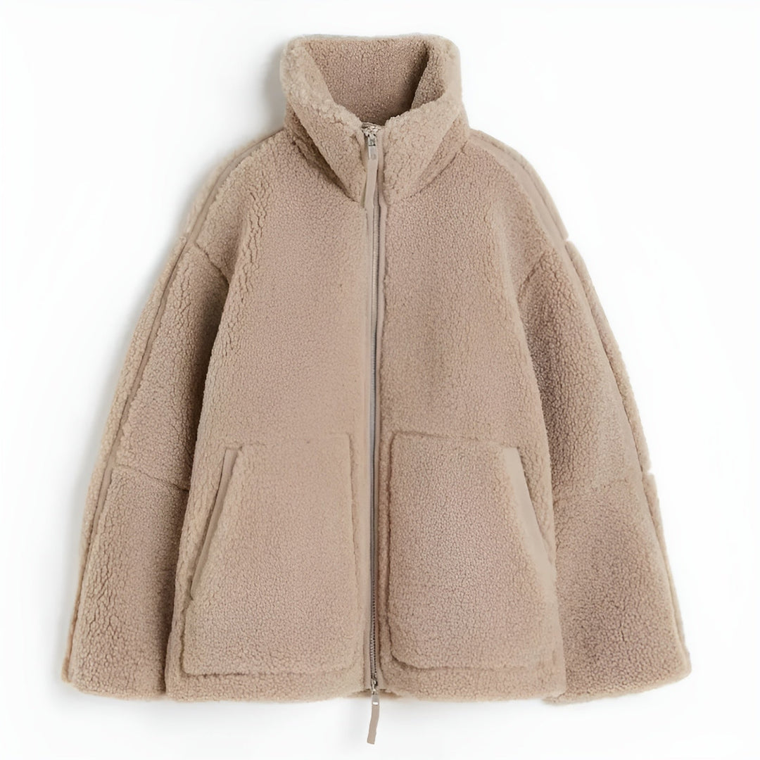 KAJA | Manteau en Teddy Doux